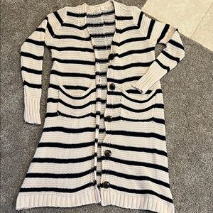 Altar’d State long button up knit cardigan